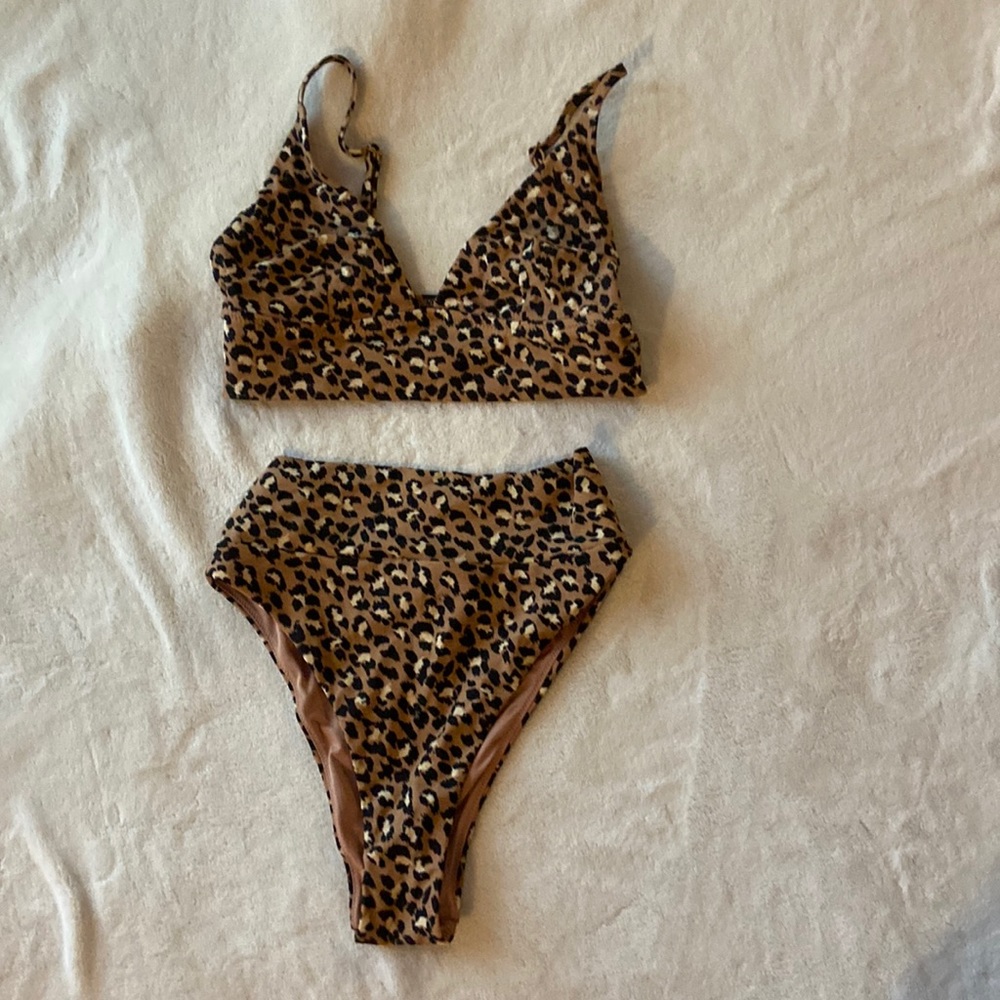 Cheetah bathing suit